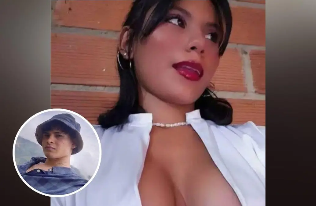 A Keren Saray Linares (principal), de 20 años, la asesinaron en una aparente situación de violencia de género y por estos hechos ya fue capturado su compañero sentimental, Daniel Rendón (detalle), de 25 años. FOTOS: CORTESÍA NOTICIAS SUROESTE 