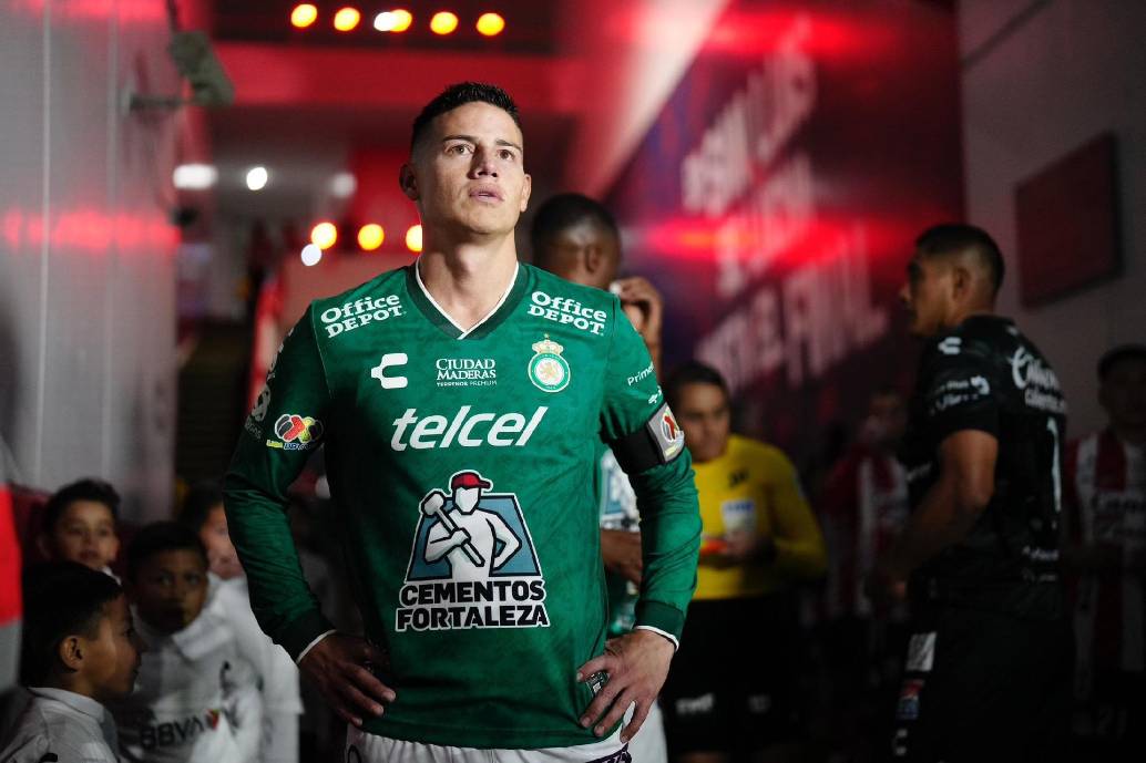 James Rodríguez fue uno de los grandes refuerzos del León para competir en el Mundial de Clubes. FOTO: X-LEÓN