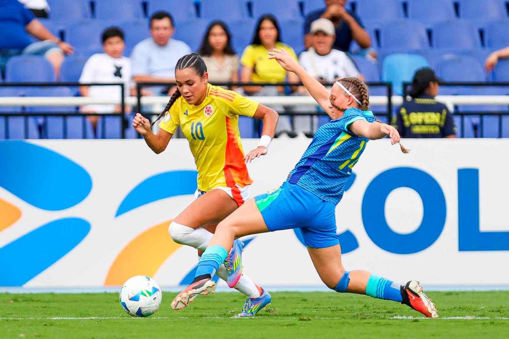 La Selección Colombia femenina Sub-17 terminó en la cuarta casilla del hexagonal final del Sudamericano que finalizó este sábado en Cali. FOTO CORTESÍA FCF