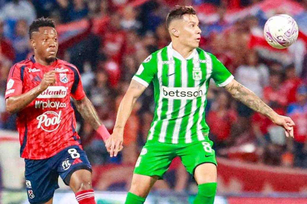 Independiente Medellín tiene dos partidos en la semana, por Copa Libertadores y Liga Betplay, ambos como visitante. Mientras que Atlético Nacional será local el domingo ante Bucaramanga.FOTO MANUEL SALDARRIAGA