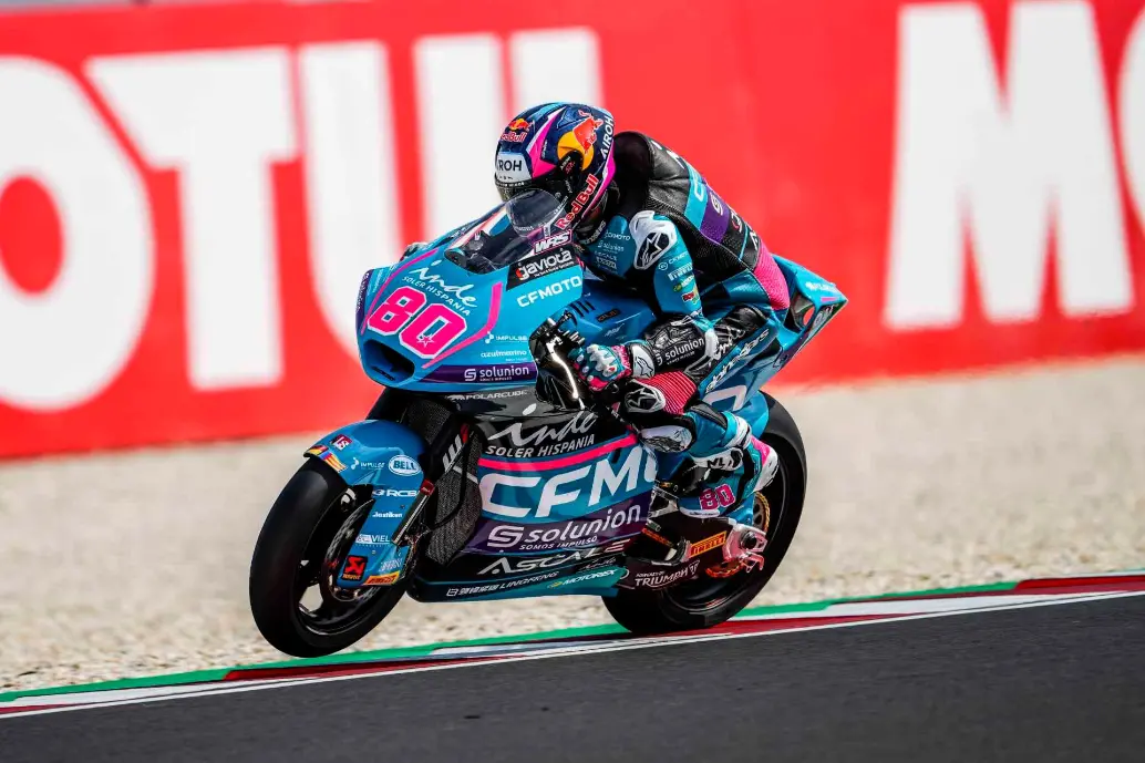 El piloto colombiano David Alonso en acción en el Gran Premio de Hungría. FOTO TOMADA X @AsparTeam