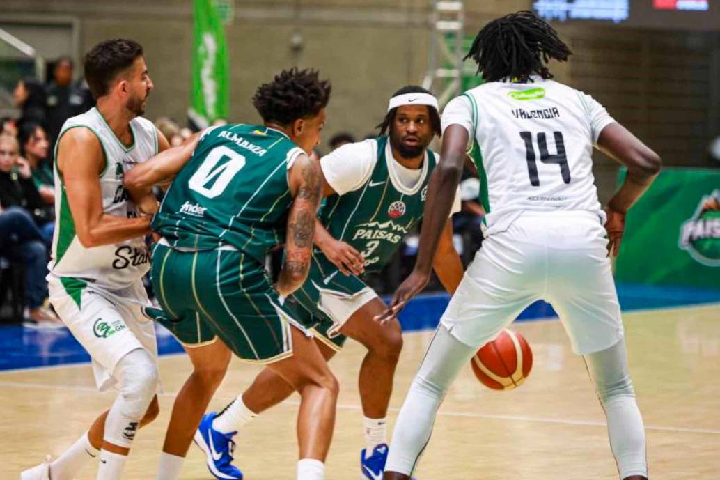 El norteamericano Michael Miles fue uno de los hombres destacados de Paisas en los duelos disputados en Villavicencio. FOTO MANUEL SALDARRIAGA 