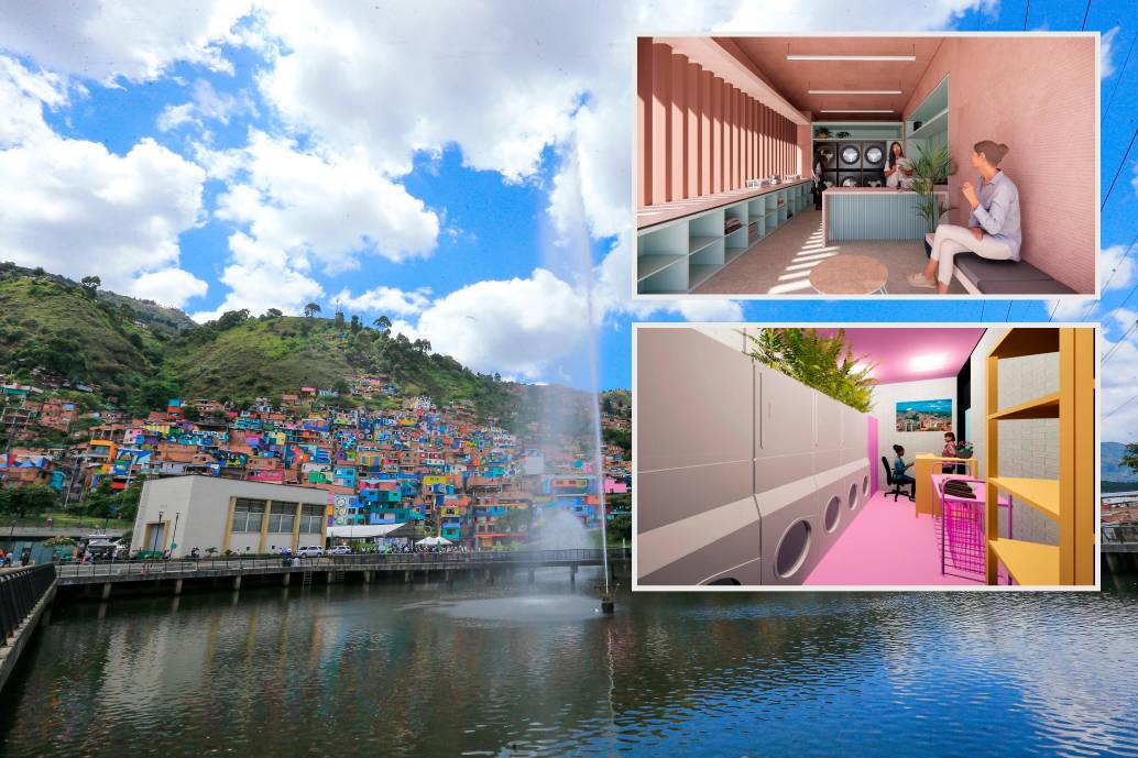 El primer centro de lavado comunitario de Medellín estará ubicado en la UVA La Armonía, de Manrique. FOTOS Esneyder Gutiérrez y Cortesía