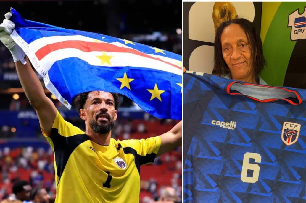 Josimar José Évora Dias, conocido como<i>Vozinha, </i>cumplió el sueño de verlo en un partido del Mundial 2026. FOTOS: Captura de video @Fifa - Getty 