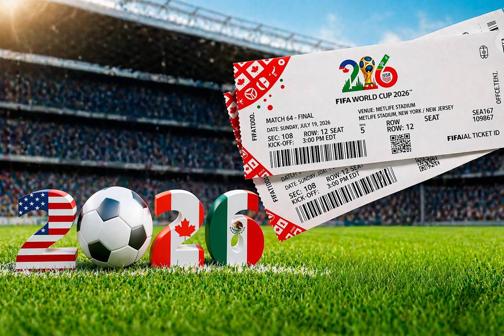 Las boletas para el Mundial 2026 están escasas debido a la alta demanda de los aficionados. FOTO: Ilustración El Colombiano