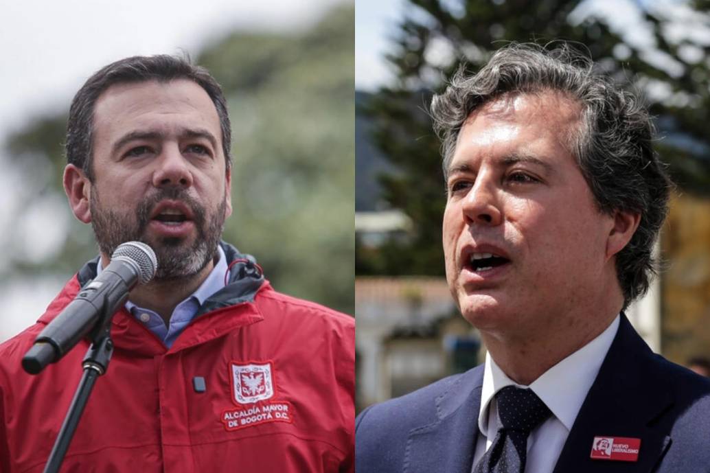 A la izquierda, Carlos Fernando Galán, alcalde de Bogotá; a la derecha, Juan Manuel Galán, precandidato presidencial. FOTOS: Colprensa