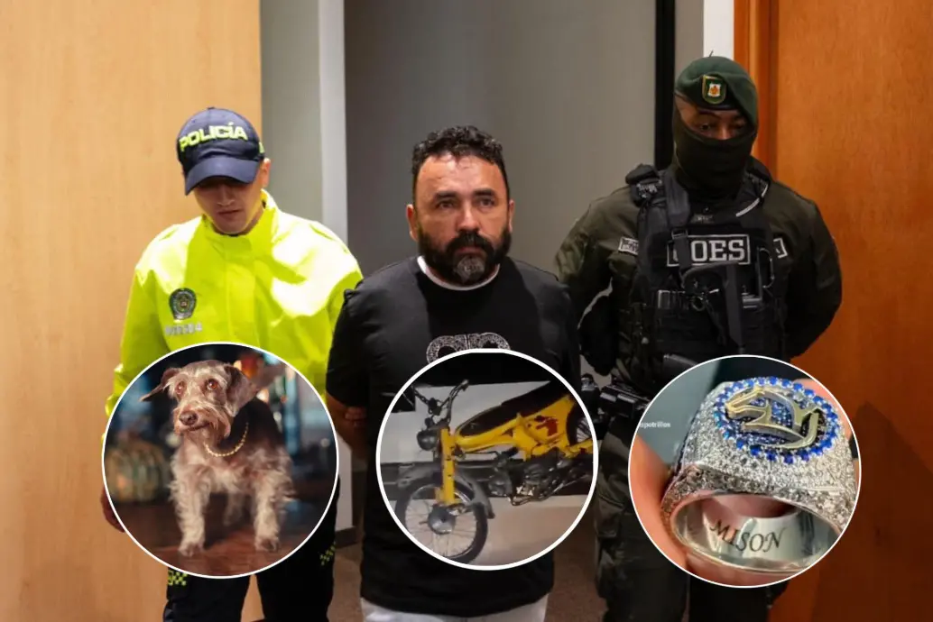 Luis Rolando Osorio Arévalo, conocido como alias Mison, fue capturado en Ecuador. Foto: Policía Metropolitana de Bogotá