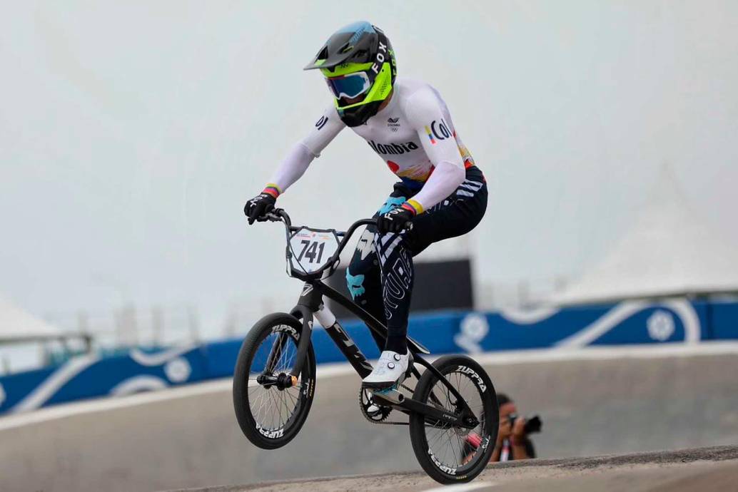 Colombia sumó los dos oros en disputa en el BMX de Juegos Bolivarianos con Valentuna´ Múñoz y Juan José Velásquez. FOTO CORTESÍA COC