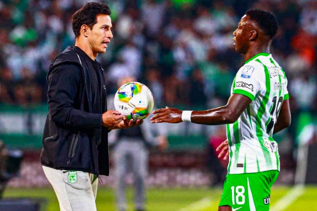 Diego Arias fue confirmado como entrenador de Atlético Nacional hasta diciembre. FOTO MANUEL SALDARRIAGA