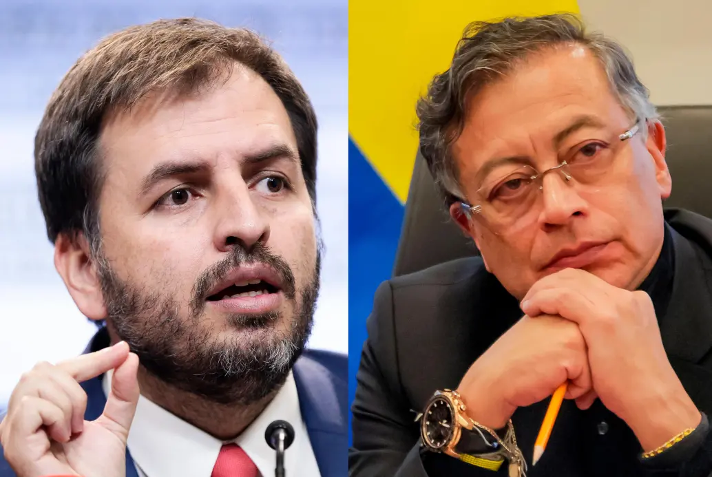 El trino de Gustavo Petro, publicado horas antes del atentado contra Miguel Uribe Turbay, fue retomado por Andrés Forero en medio del debate político. FOTO: Colprensa y Presidencia