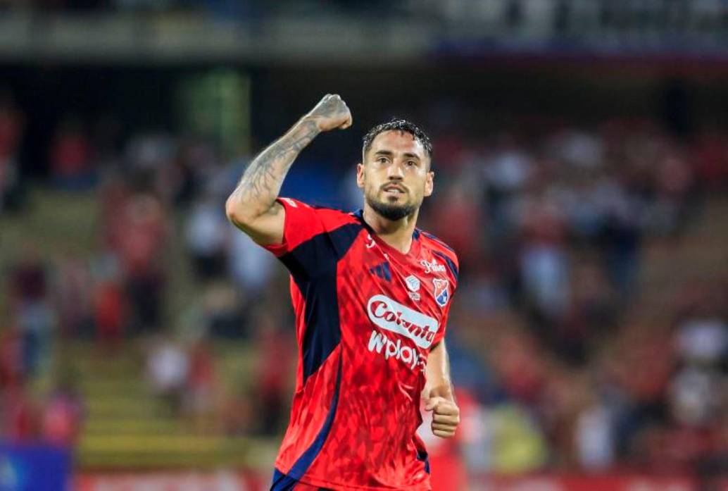 El delantero Francisco Fydriszewski titular para el duelo ante Santa Fe, en el Atanasio Girardot. FOTO ANDRÉS CAMILO SUÁREZ