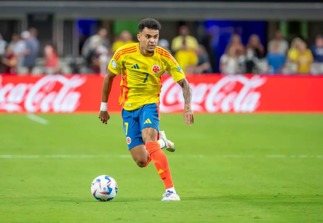 El colombiano Luis Díaz jugará su primer Mundial con la Selección y está fue su reacción tras ser confirmado en la lista de los 26 elegidos por Néstor Lorenzo. FOTO JUAN ANTONIO SÁNCHEZ 