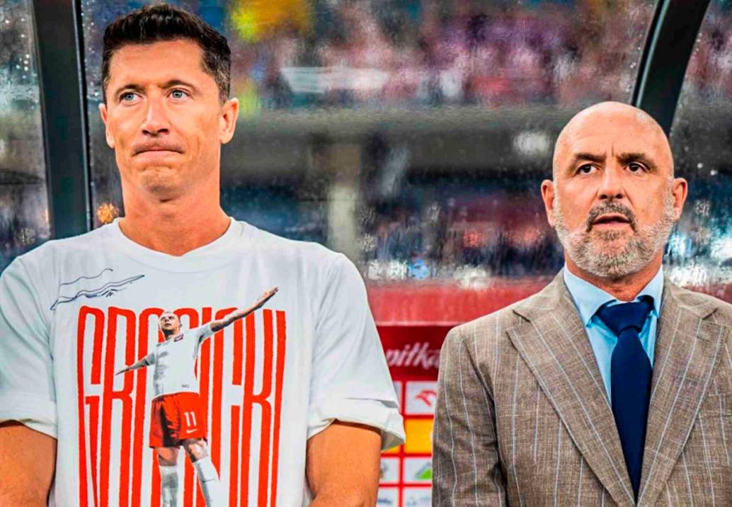 El conflicto entre Robert Lewandowski y el entrenador Michal Probierz terminó con la salida del técnico de la selección de Polonia. FOTO TOMADA X @eurofootcom