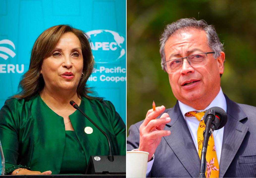 El Gobierno de Dina Boluarte le respondió a Petro y aseguró que el Congreso aprobó por unanimidad la creación del nuevo distrito de Santa Rosa de Loreto, “en uso de las potestades y atribuciones que le confiere la Constitución Política del Perú”. FOTO: GETTY y Presidencia