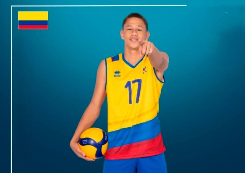 Samuel Martínez Sierra, el antioqueño que se luce en el Mundial de Uzbekistán. La Liga Antioqueña también aportó a David Gutiérrez Mahecha, natural del Meta, pero radicado en Medellín desde 2024. <span class="mln_uppercase_mln">FOTO</span> <b><span class="mln_uppercase_mln">cortesía </span></b>