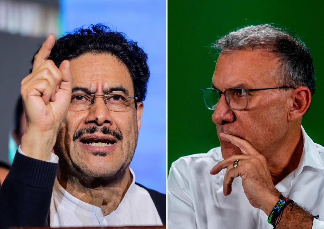 Iván Cepeda y Roy Barreras se están peleando los votos de la izquierda. Entre ellos, los de uno de sus principales nichos: los sindicatos. FOTO: Colprensa y Julio Herrera