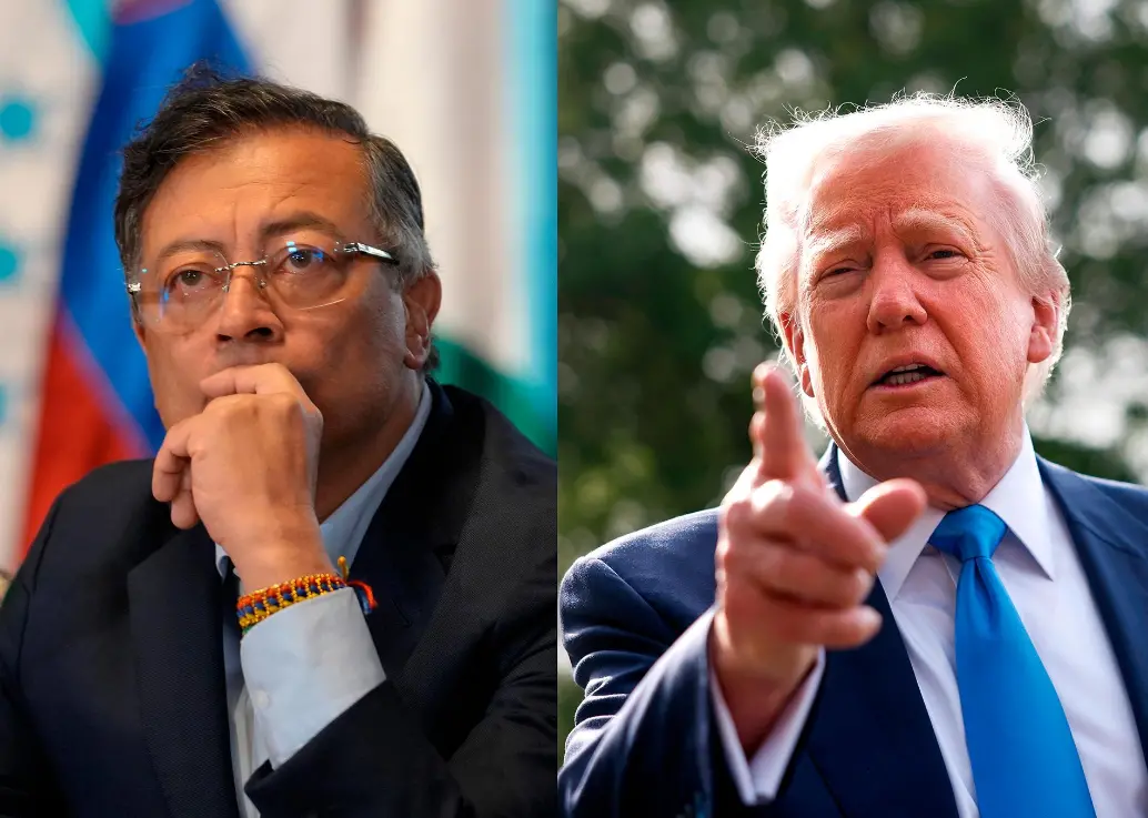El presidente Gustavo Petro viajará a Washington para sostener su primera reunión oficial con Donald Trump, en una visita enfocada en fortalecer la cooperación bilateral, especialmente en la lucha contra el narcotráfico. FOTO: Presidencia y GETTY