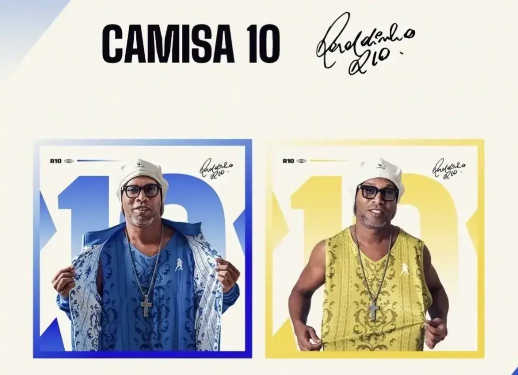 Ronaldinho lanzó este 9 de junio el álbum ‘Camisa 10’, su primer proyecto musical global. FOTO: Instagram: @ronaldinho
