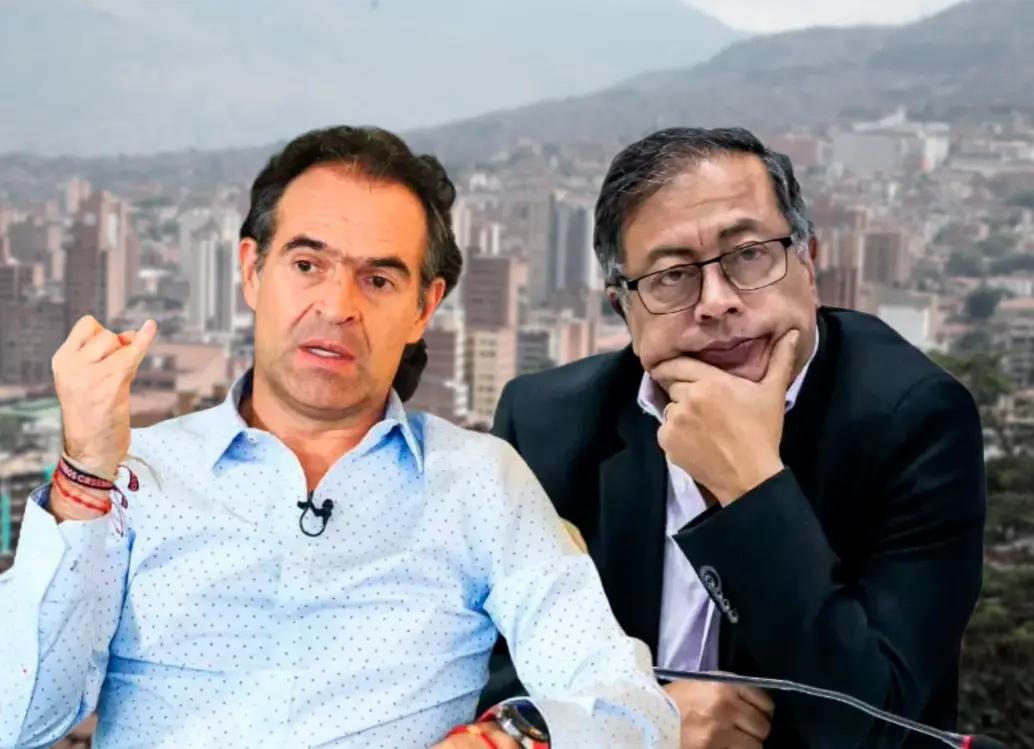 El alcalde Federico Gutirrez sostuvo que en su opinión el presidente Gustavo Petro vendrá a Medellín a incendiar. FOTOS EL COLOMBIANO