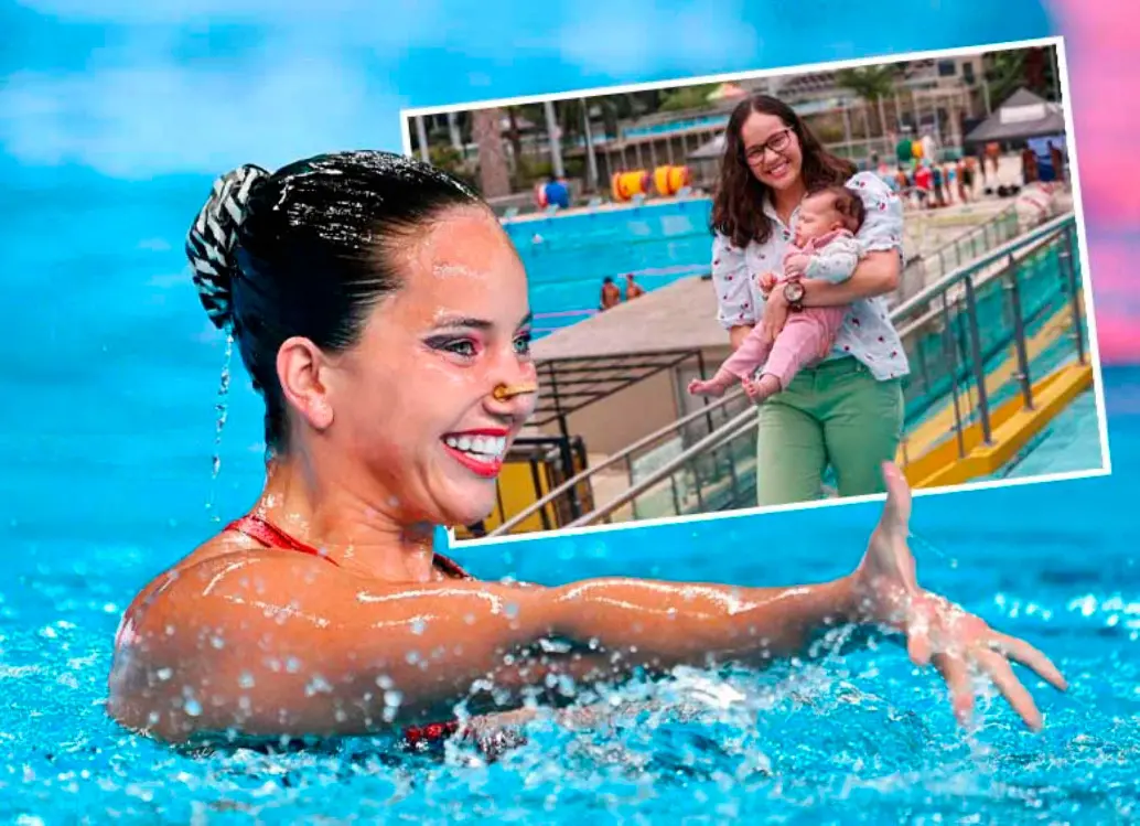 Mónica Saraí Arango Estrada en la competencia de solo en el Mundial de Natación, uno de los sueños que cumplió en sus 29 años de carrera deportiva. También estuvo en dos Juegos Olímpicos. FOTO GETTY 