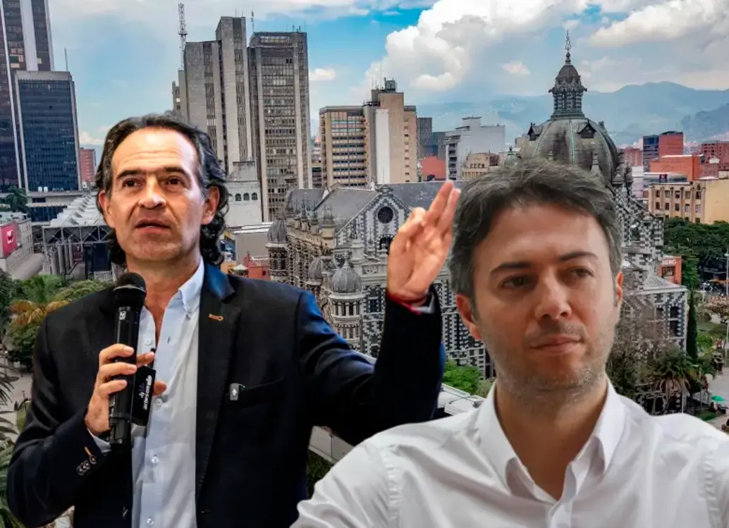 El alcalde Federico Gutiérrez hizo referencia este martes a los presuntos hechos de corrupción en la administración del exalcalde Daniel Quintero. FOTOS EL COLOMBIANO y Cortesía