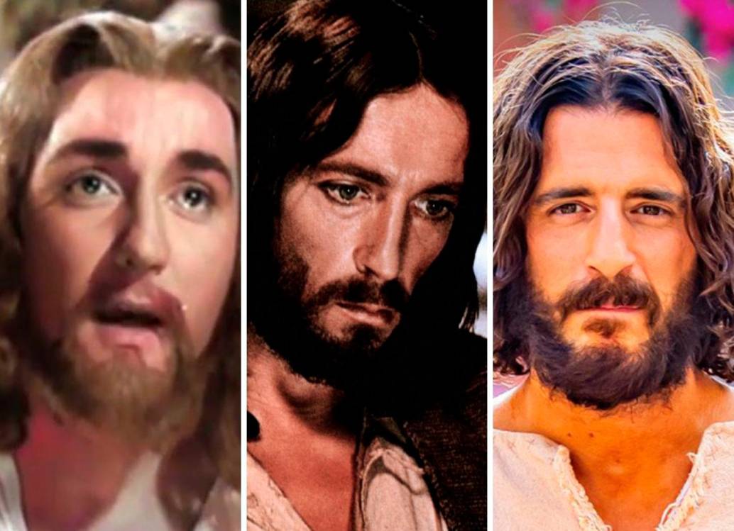 Enrique Rambal, Robert Powell y Jonathan Roumie son algunos de los actores que han dado vida en la pantalla grande a Jesús de Nazareth. Fotos: Cortesías.