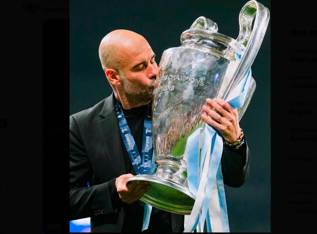 El técnico Pep Guardiola cerró una década de triunfos y gloria con el Manchester City en la Liga Premier y la Champions League. FOTO TOMADA X@ManCity