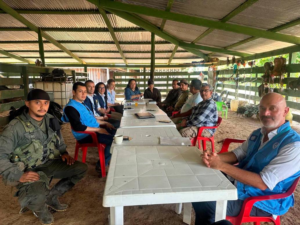 La reunión de las partes ocurrió en el departamento del Caquetá. FOTO CORTESÍA 