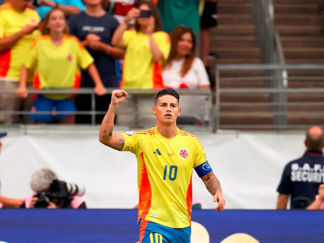 James Rodríguez es el capitán de la Selección Colombia y aspira jugar su tercer Mundial tras los de 2014 y 2018. FOTO FCF