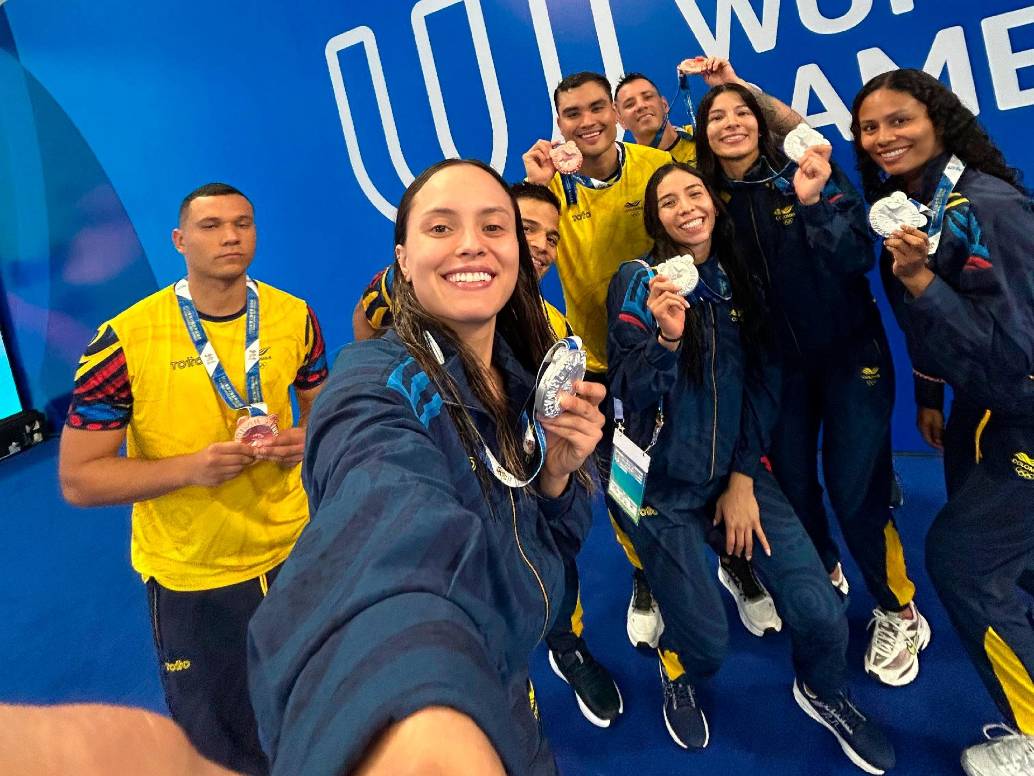 Colombia ya celebra en los Juegos Mundiales 2025 gracias a los representantes en actividades subacuáticas. FOTO CORTESÍA COC