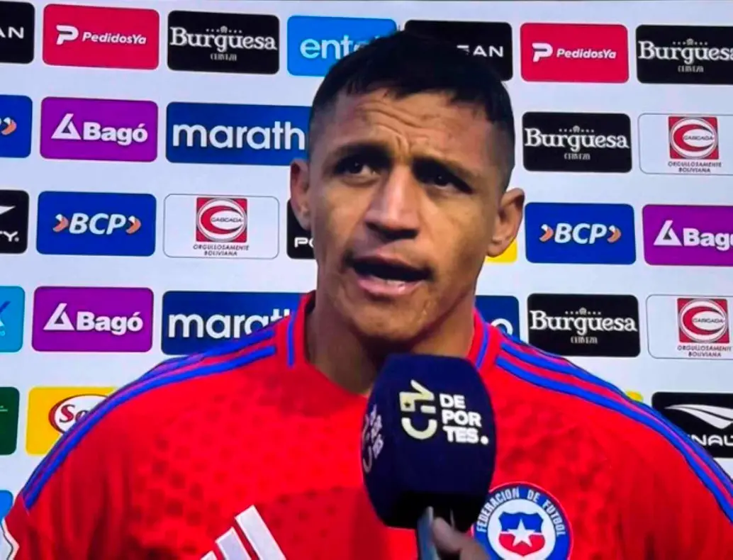 Alexis Sánchez, campeón de Copa América con Chile, ajusta su tercera ausencia en el Mundial, La Roja no clasifica desde Brasil 2014. FOTO PANTALLAZO 