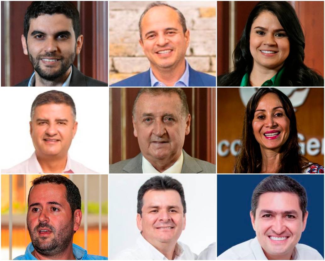 De arriba a abajo (izq. a der.) están: Hernán Cadavid, Juan Espinal, Yulieth Sánchez, John Jairo Berrío, Óscar Darío Pérez, Ana Ligia Mora, Juan Sebastián Abad, Gregorio Orjuela y Juan David Zuluaga. FOTOS Tomadas de redes, cortesía y archivo