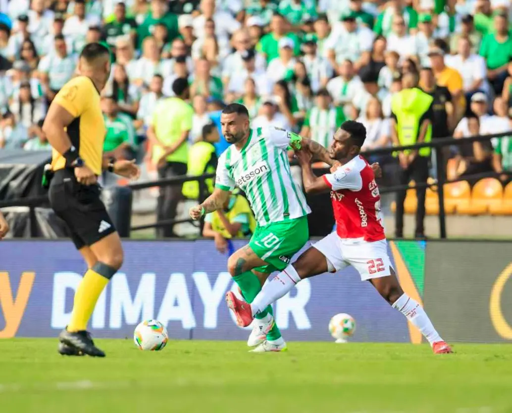 Atlético Nacional recibe en el Atanasio Girardot a Santa Fe, con la obligación de volver a la victoria. FOTO CAMILO SUÁREZ 