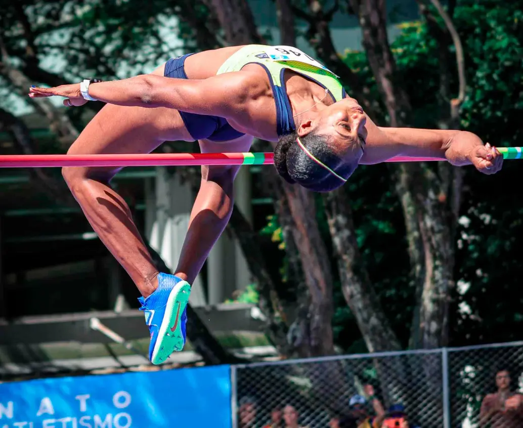 La antioqueña María Fernanda Murillo, quien ahora compite por Bogotá, se quedó con el oro en la prueba del heptatlón en el Campeonato Panamericano. FOTO: CORTESÍA. 