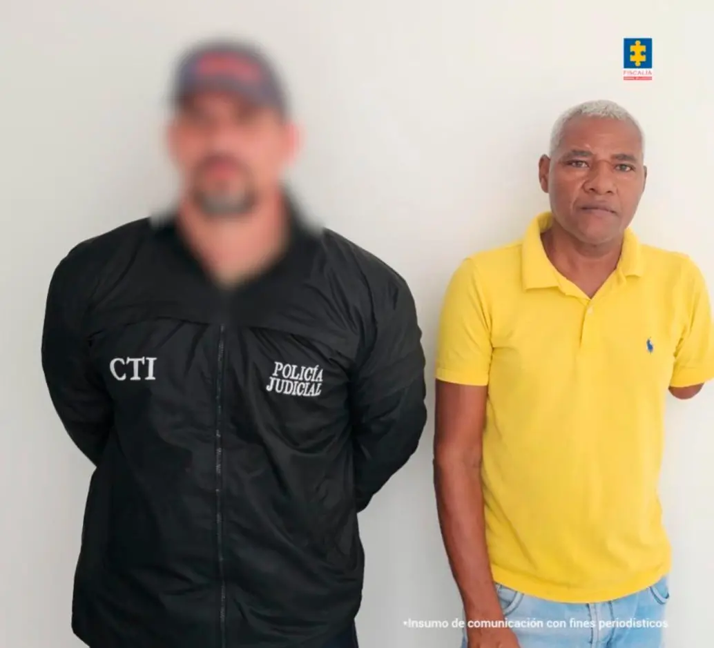 El exalcalde fue capturado el pasado 21 de mayo luego de que la condena fuera confirmada y deberá cumplirla en la prisión que determine el Inpec. FOTO Cortesía Fiscalía General de la Nación