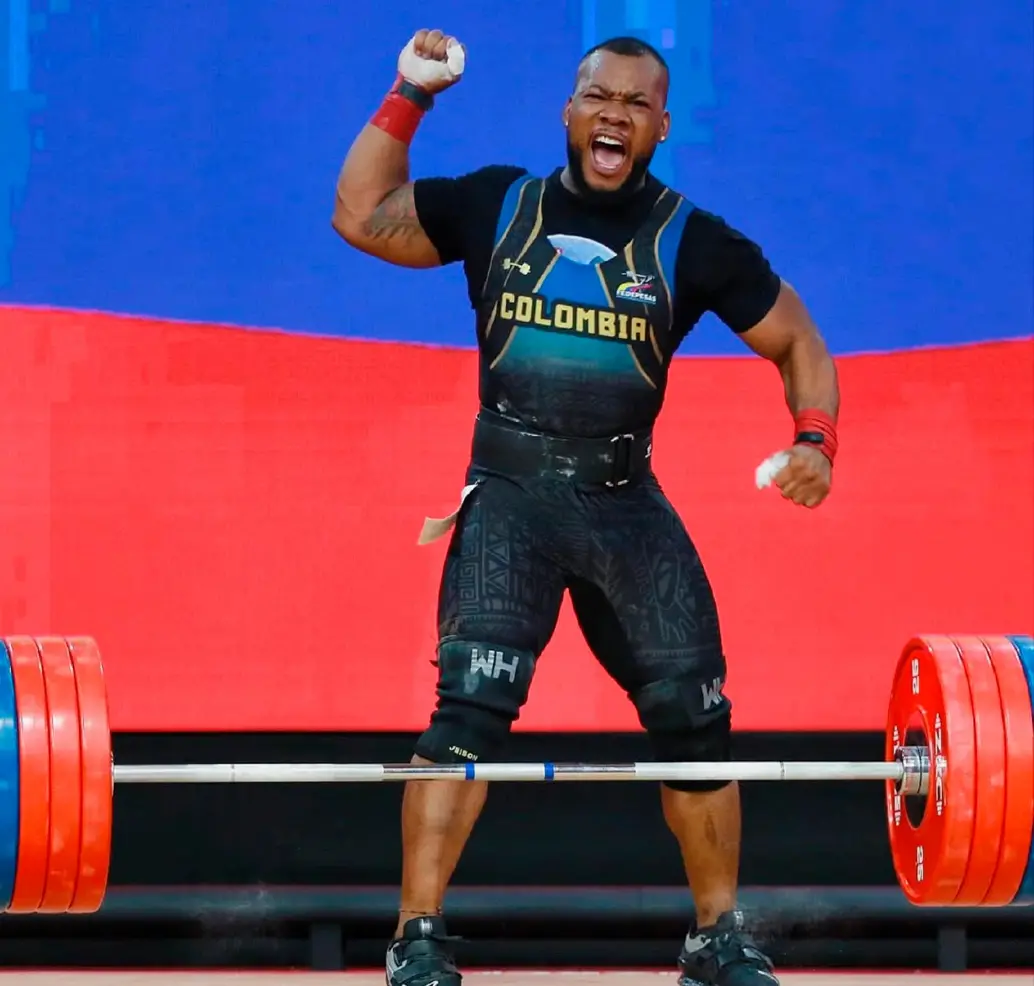 Yeison López, uno de los mejores halteros del mundo. FOTO INSTAGRAM LÓPEZ
