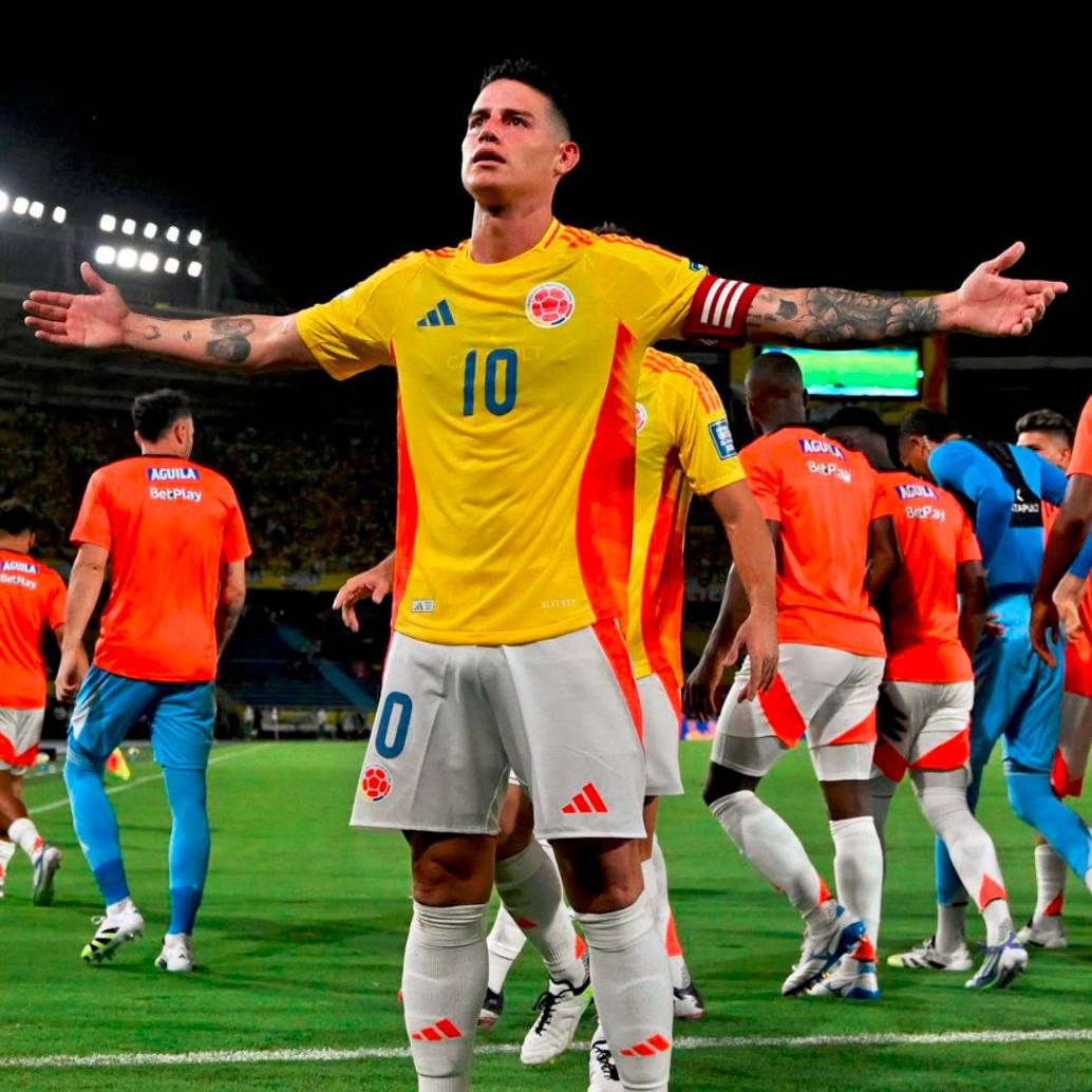 James Rodríguez, capitán de la Selección Colombia. FOTO GETTY