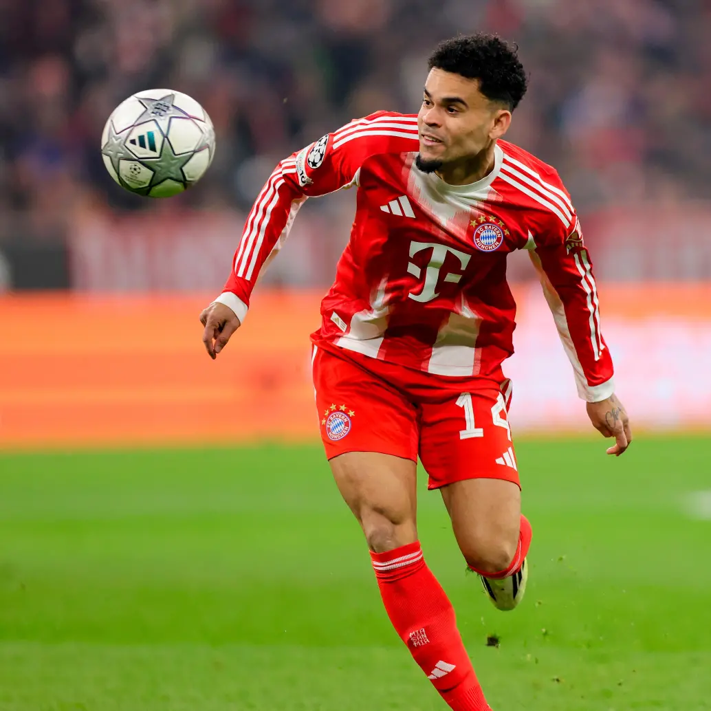 Luis Díaz tendrá un reto de alto nivel este sábado cuando enfrente al Borussia Dortmund con el Bayern Múnich. FOTO GETTY