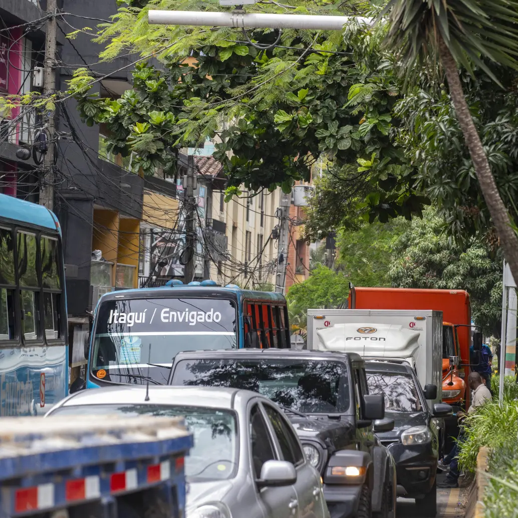 Itagüí es el municipio con más cámaras de fotomulta por metro cuadrado el país. FOTO: Esneyder Gutiérrez