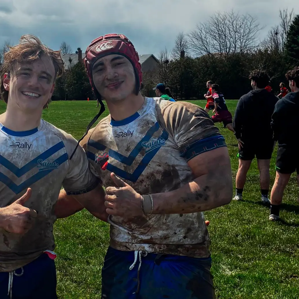 Santiago Benavides Júnior (su padre, un cantante reconocido de música cristiana se llama igual), juega rugby en varios equipos de Canadá. Le manifestó a El Colombiano que le gustaría jugar en Europa. <span class="mln_uppercase_mln">FOTO</span> <b><span class="mln_uppercase_mln">cortesía</span></b> 