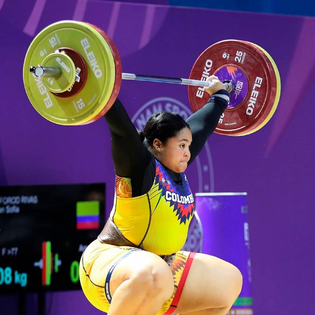 Con su triunfo en los Juegos en Asunción, la antioqueña Yairan Tysforod Rivas consiguió su cupo a los Juegos Panamericanos de Lima-2027. FOTO CORTESÍA COC