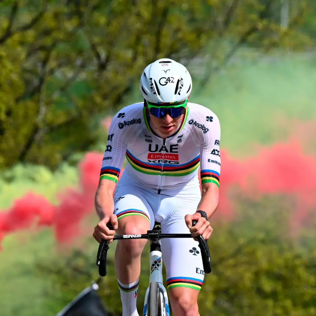 <p>Tadej Pogacar es quien manda en la actualidad en el ciclismo mundial. En 2024 ganó Giro, Tour y Mundial</p><p>FOTO<b><span class="mln_uppercase_mln"> GETTY</span></b></p>