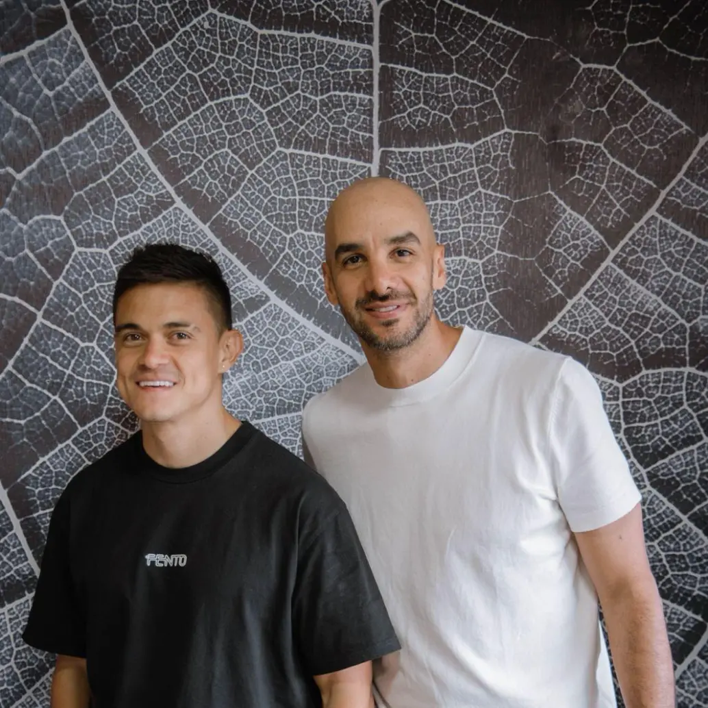 Camilo Vasco y Alejandro Monsalve, miembros fundadores de Fento. FOTO: Cortesía.