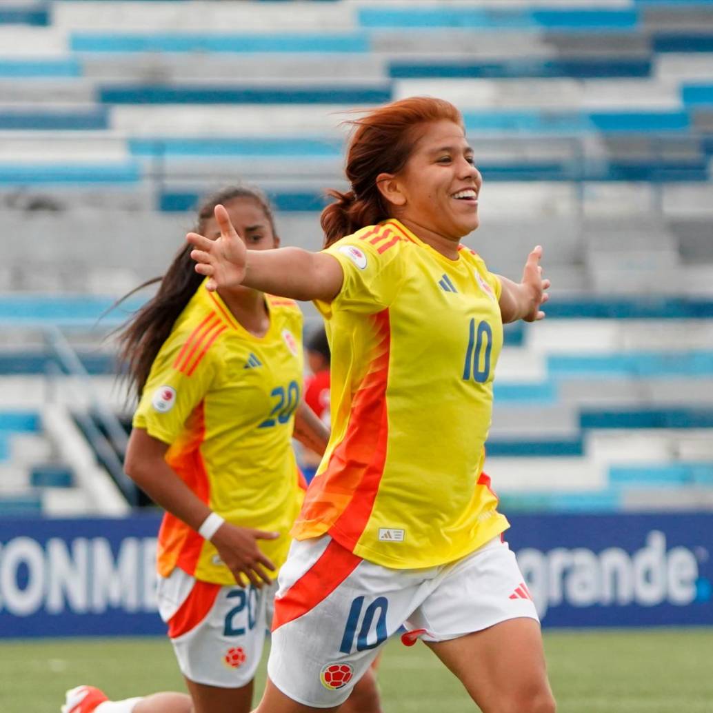 Gabriela Rodríguez, goleadora de Colombia. <span class="mln_uppercase_mln">FOTO</span> <b><span class="mln_uppercase_mln">cortesía fcf</span></b>