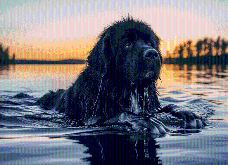 Así es el perro Terranova, una raza de pescadores