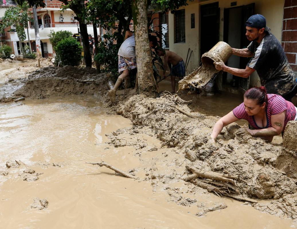 La Alcaldía de Itagüí decretó calamidad pública para poder atender esta situación. Foto: Esneyder Gutiérrez 