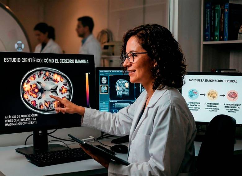 Esta investigación podría abrir vías hacia el desarrollo de nuevas terapias para trastornos psicológicos que tengan que ver con la creación incontrolada de imágenes vívidas como la esquizofrenia. Foto Ilustración IA.