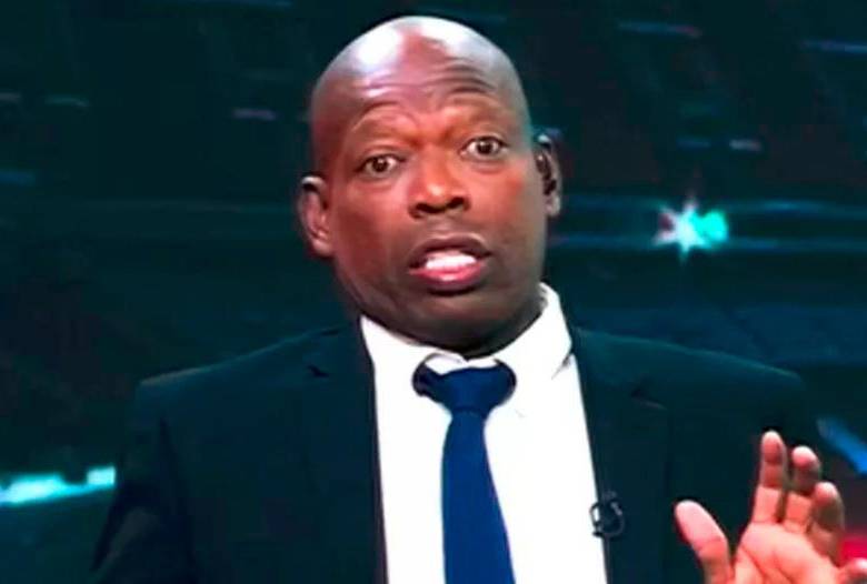 Faustino Asprilla durante uno de los programas de ESPN. PANTALLAZO ESPN