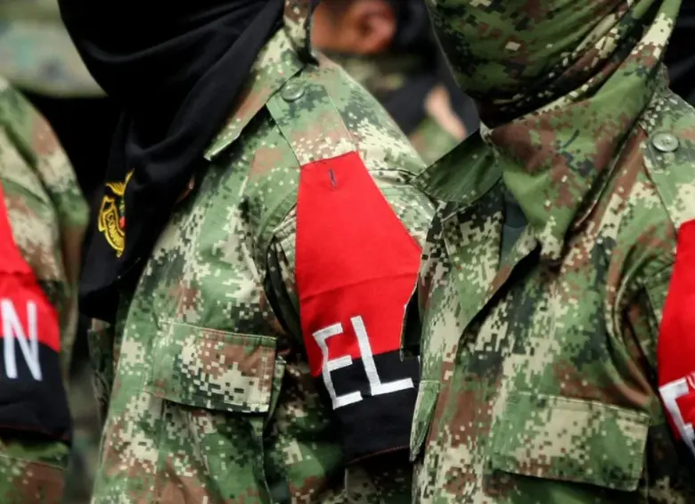 Guerrilleros del ELN. Foto: AFP