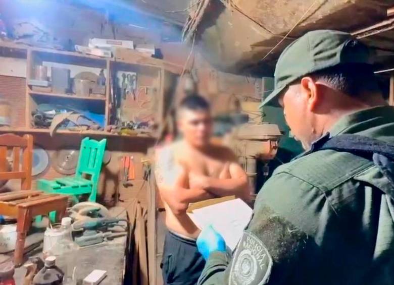 Alias “El Zarco” sería el jefe de la banda delincuencial Altos de la Virgen que operaba en algunas zonas de La Estrella y Sabaneta. FOTO: MEVAL